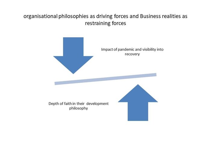 The brave will invest in development