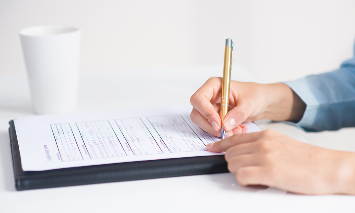 Did you first fill the form?